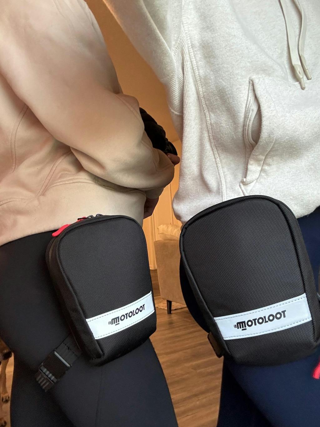 Motorcycle Leg Bag - Black