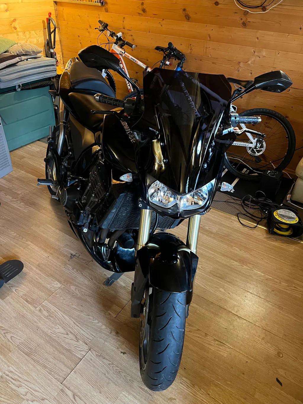 デザイン Kawasaki Z1000 Accessory Puig Racing Screen Dark Smoke Windshield