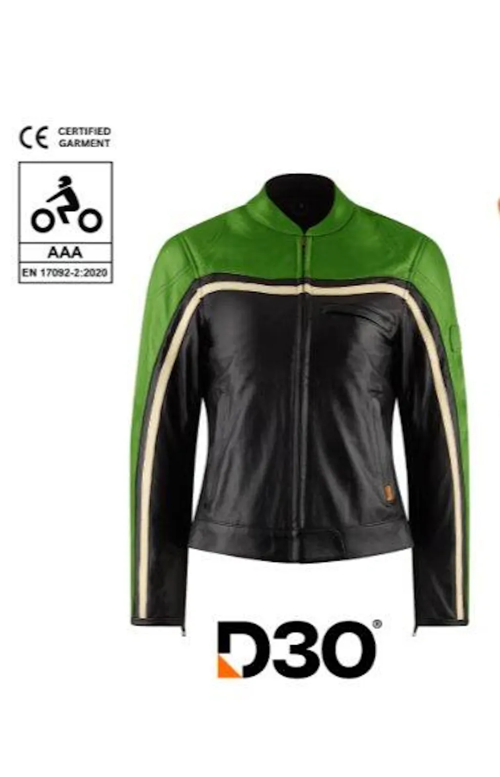 Hayley Green Leather Jacket – MotoGirl Ltd
