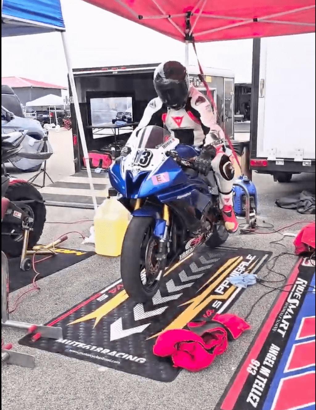 Motorcycle Mat Designed for Panigale Italian 2024 Design