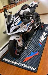 Genuine BMW M Motorrad Motorcycle Bike Pit Box Carpet / Garage