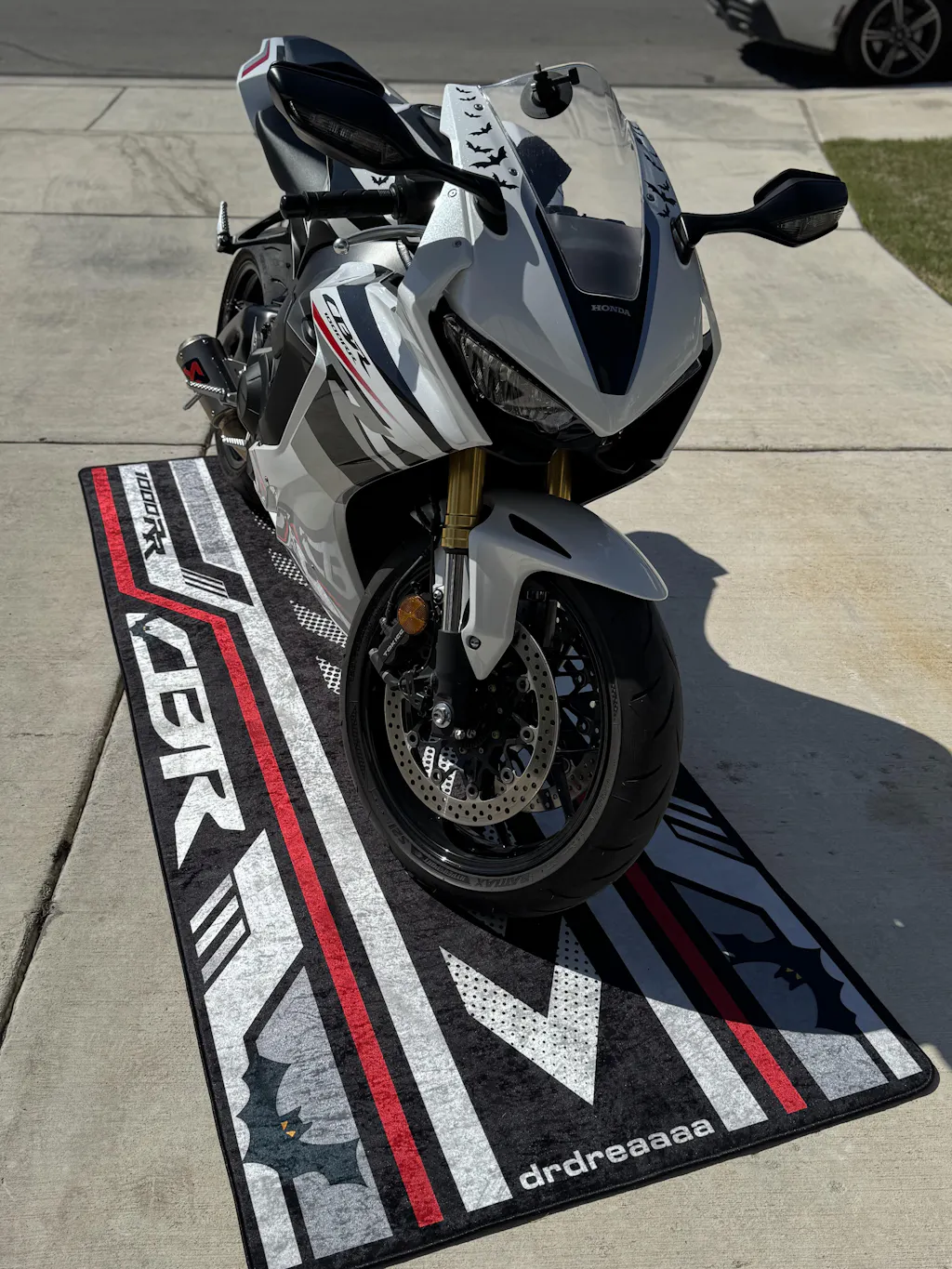 Designed Motorcycle Pit Mat for Honda CBR 1000RR