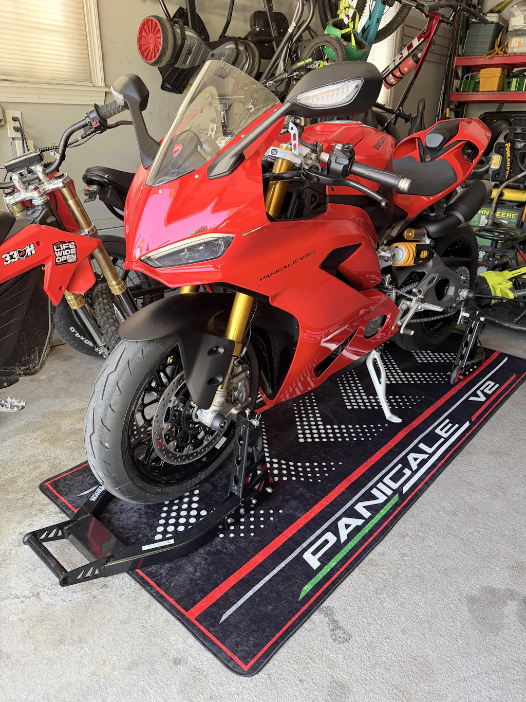 Motorcycle Mat Designed for Panigale V2