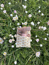 Maileg Sleepy wakey baby mouse in matchbox - Rose