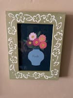 Fuck Flowers Unframed Art Print