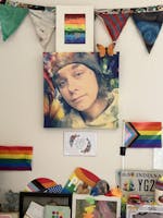 If You're Transphobic Get The Fuck Out Of My House Unframed Art Print