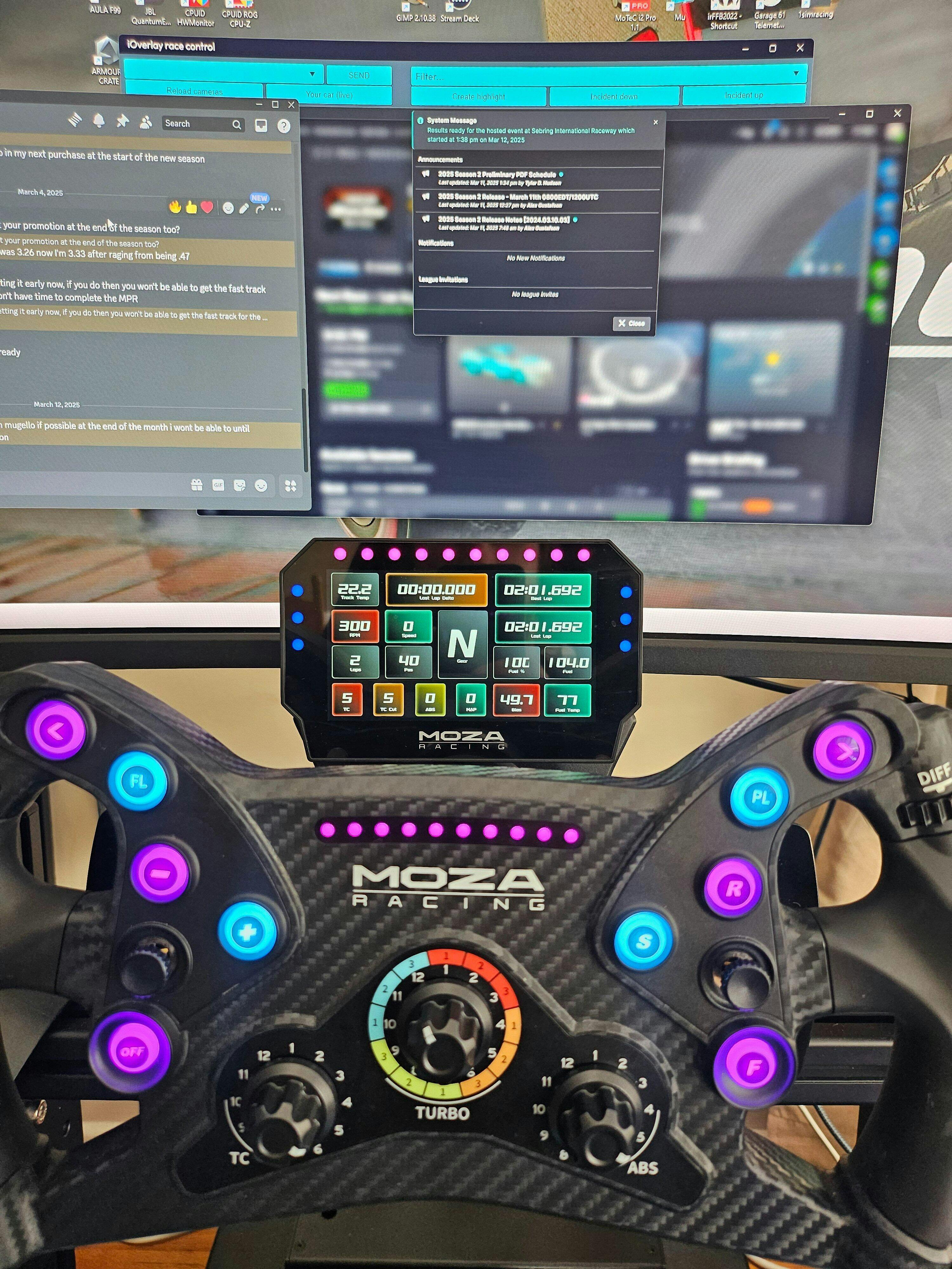 MOZA CM2 Dash – High-Resolution Digital Racing Display – MOZA Racing