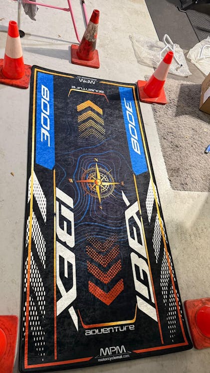 MPM Motorcycle Mat for Kawasaki Ninja ZX-6R 40th Anniversary - MM7397 MPM Motorcycle Mat for Kawasaki Ninja ZX-6R 40th Anniversary - MM7397