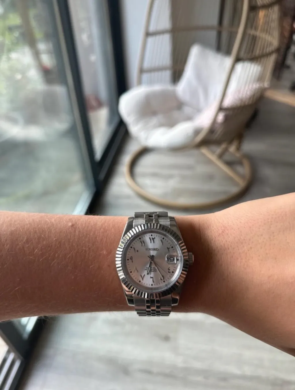 SEIKO MOD | ARABIC DIAL WHITE