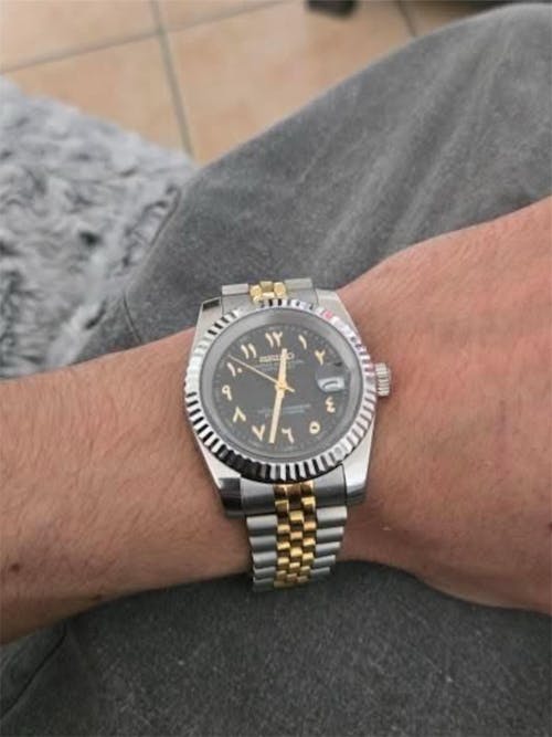 ARABIC DIAL | SILVER BLACK GOLD