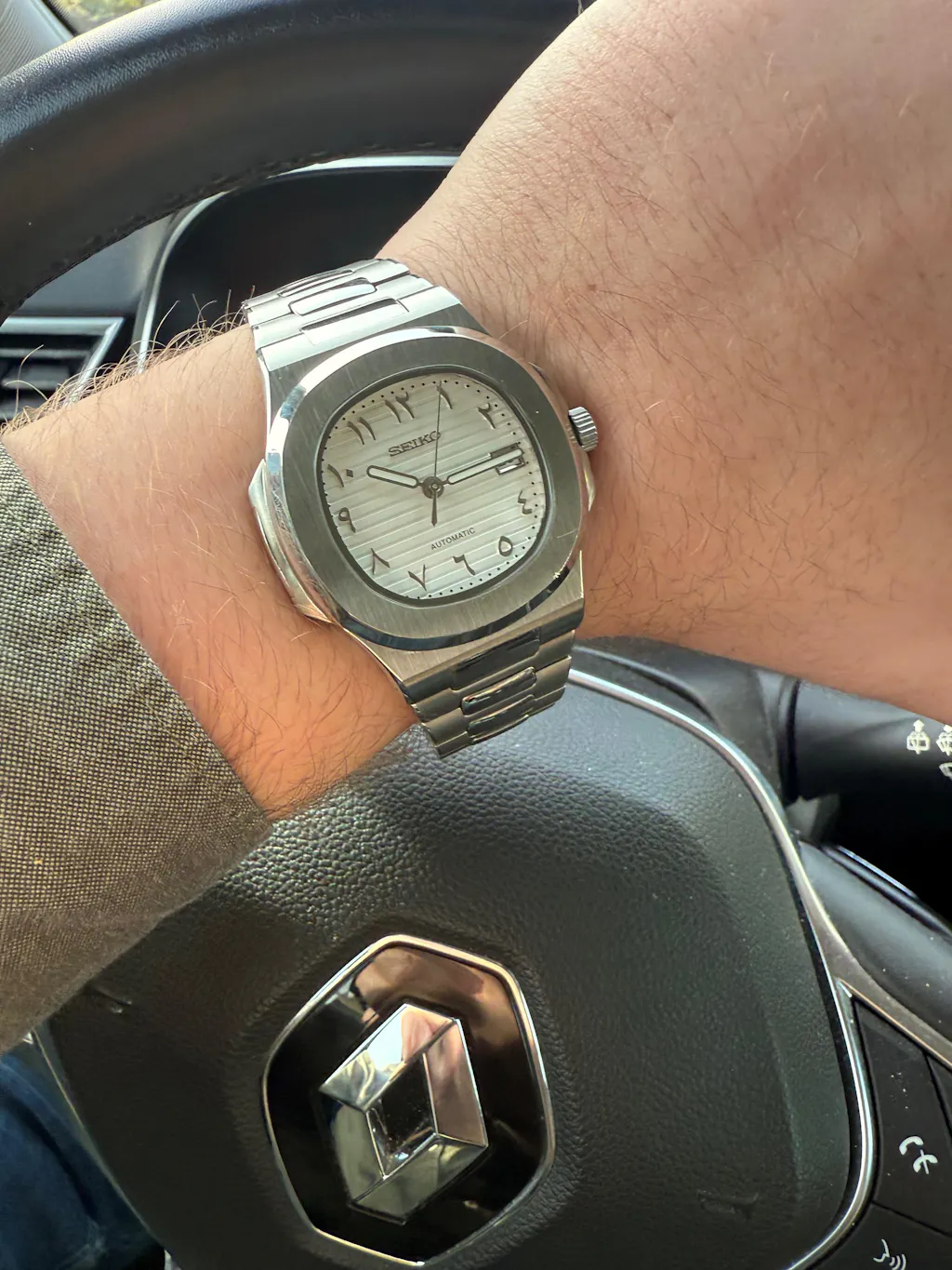 SEIKO MOD | NAUTILUS ARABIC BLANC