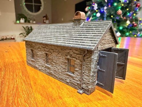 Narrow Gauge Slate Built Engine Shed