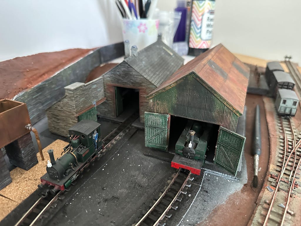 Boston Lodge Lean-To Based Corrugated Engine Shed