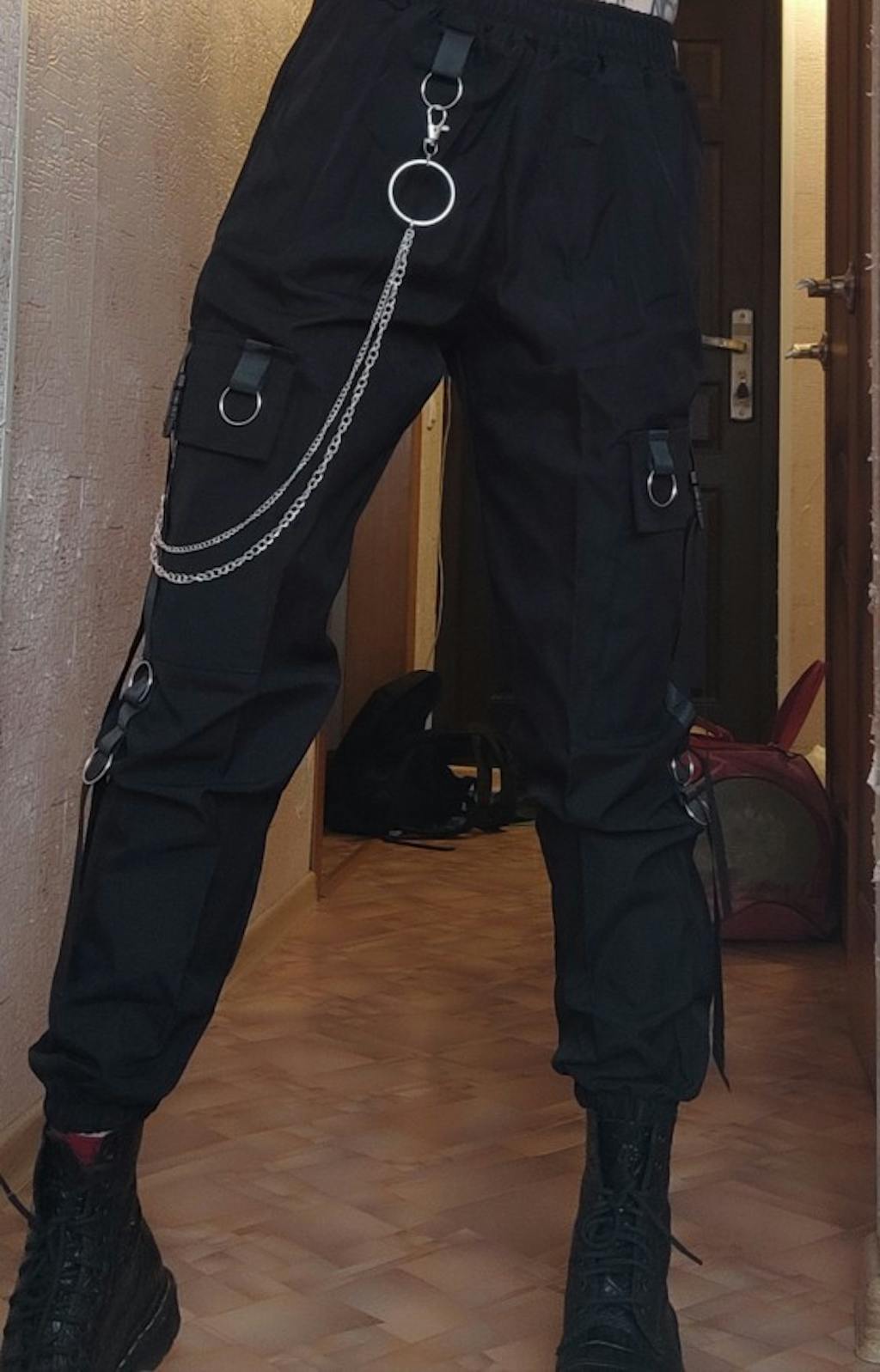 Chained Cargo Pants With Pockets – Msdark