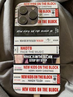 New Kids on the Block Albums Cassette Collection Retro Phone Case