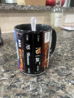 Nas Albums Cassette Collection Retro Accent Mug