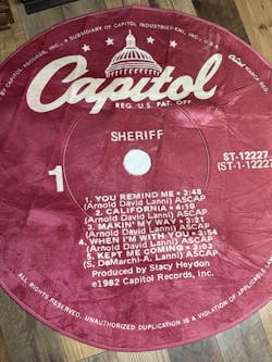 Custom Album Music CD Round Rug