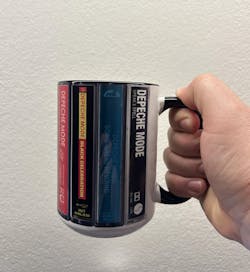 Depeche Mode Albums Cassette Retro Collection Accent Mug