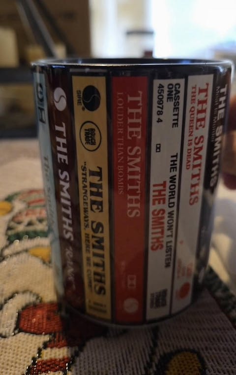 The Smiths Albums Cassette Retro Collection Accent Mug