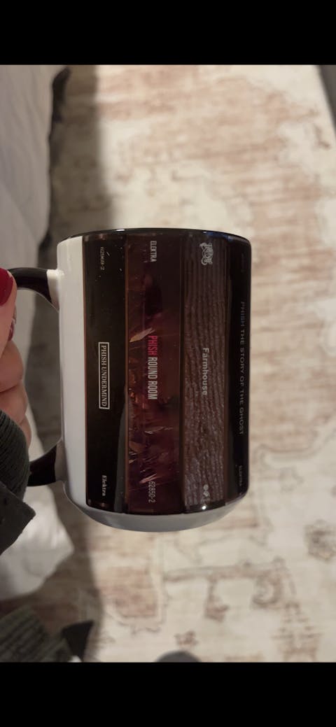 Phish Albums Cassette Collection Retro Accent Mug
