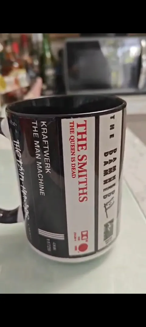 Custom Request Cassette Accent Edge-to-Edge Printed Mug