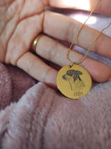 Collar Gran Amor 2.0 Placa con imagen de mascota, estilo realista