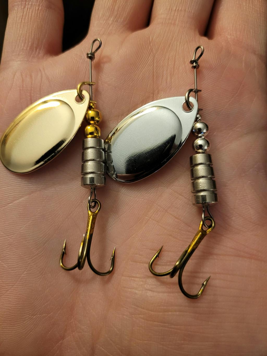 DIY Fishing Lure Accessories 50 Pcs Copper Spinner Blades Kit For DIY Fishing Lures | Deep Cup Colorado Blades In 2 Sizes For Trout, Bass & More Diy Lure Making Supplies - Foto 3