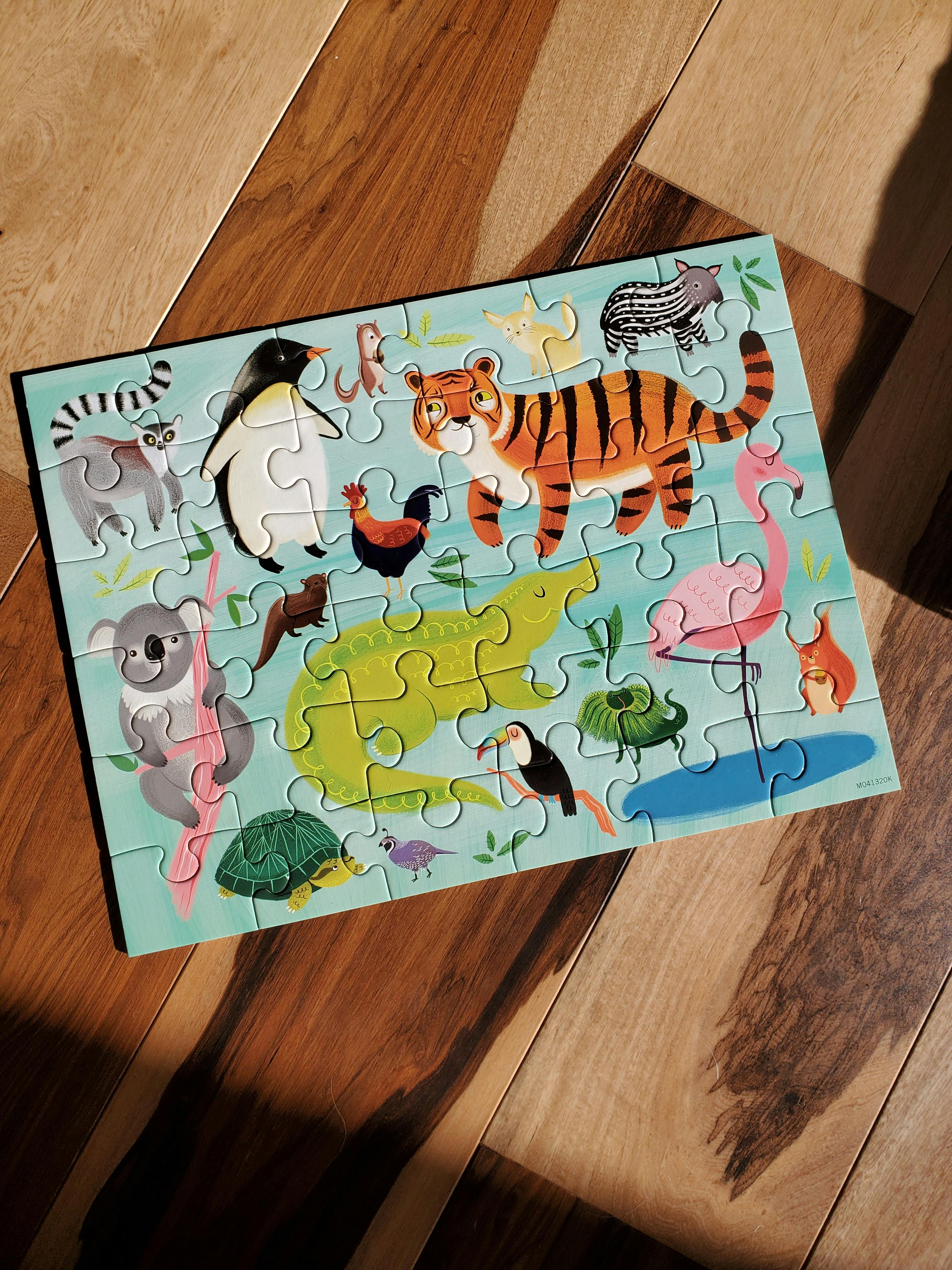 Animals Of The World Puzzle To Go - Mudpuppy
