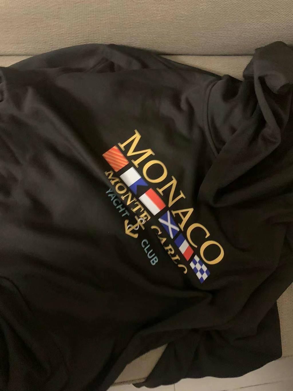 vintage unisex monaco monte carlo yacht club kapuzenpullover