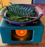 Ceramic Aromatherapy Burner - Modern Wax Melt Warmer & Essential Oil Burner - 5 Color availiable