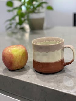 Handmade Ceramic Mug Cozy Drip Glaze Coffee Cup For Slow Mornings Warm Home