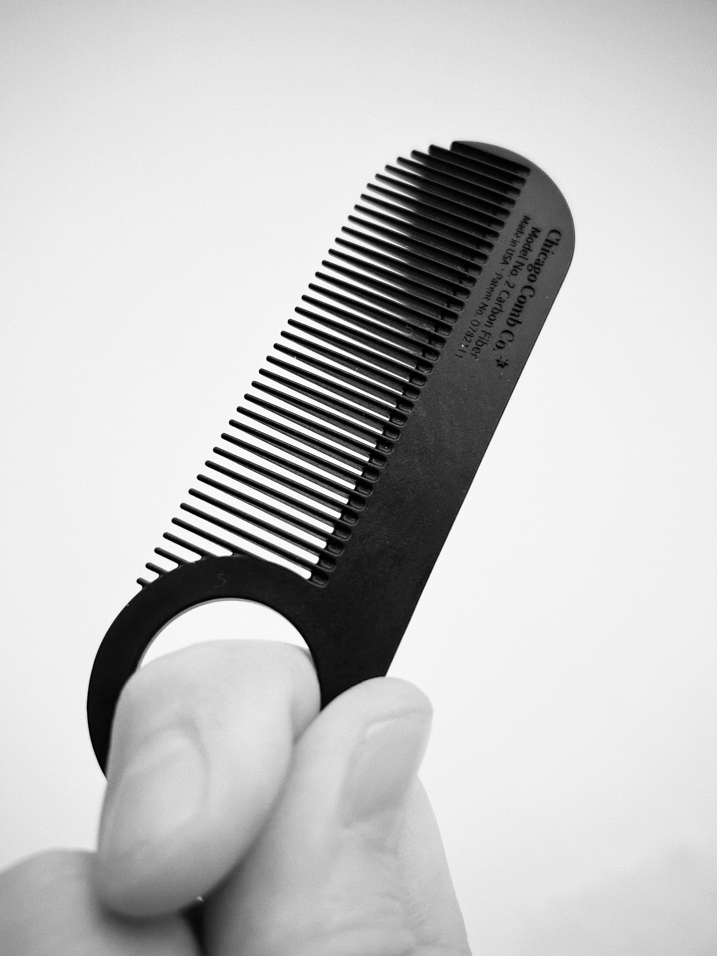 Chicago Comb Co. Model No. 2 Carbon Fiber Comb – Mukama
