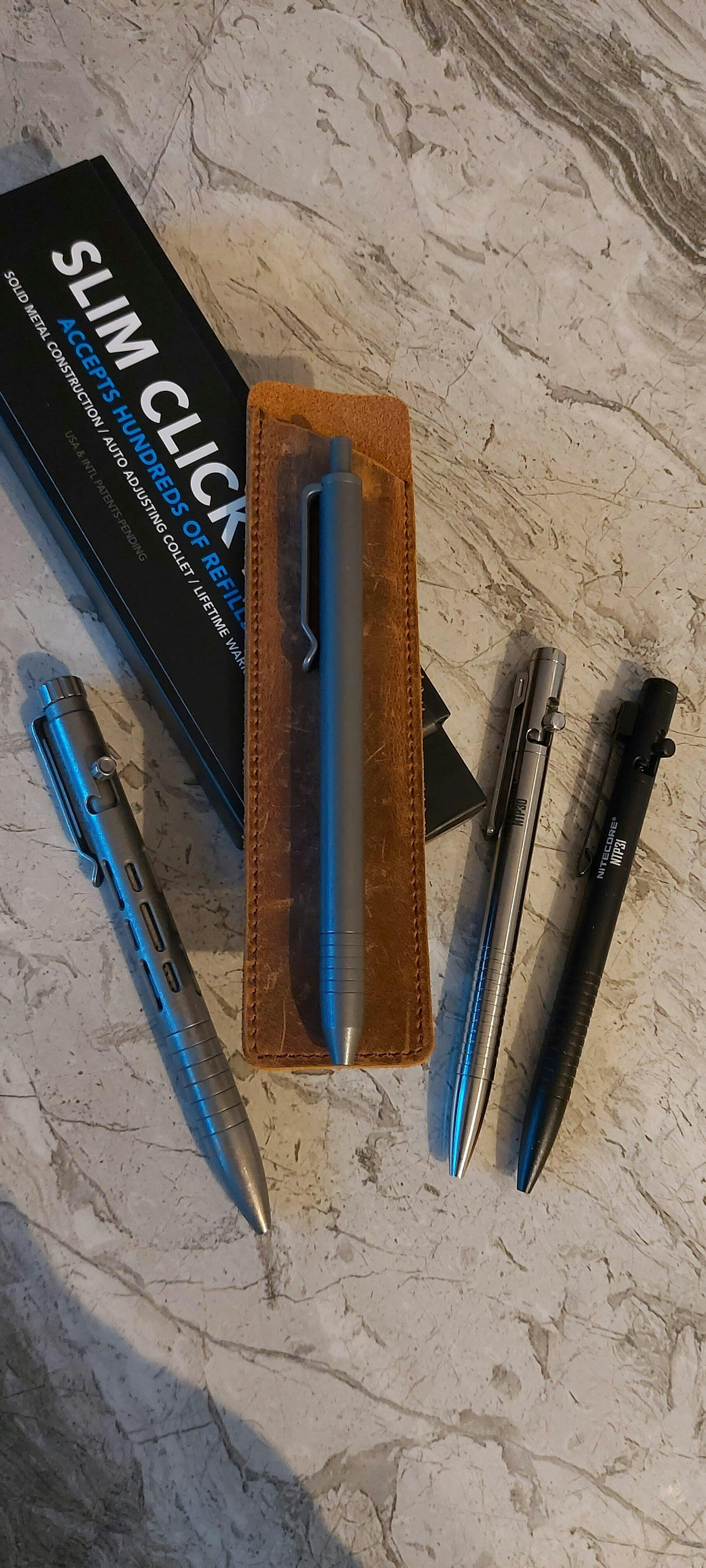 Big Idea Design Slim Click Titanium Pen – Mukama