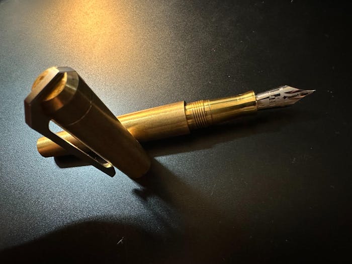 INK V2 Fountain Brass Pen