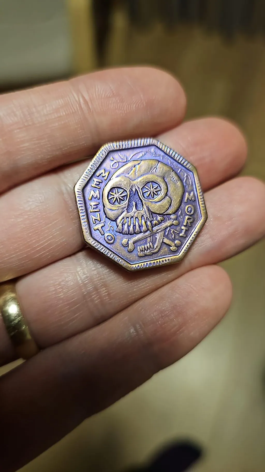 Shire Post Mint Memento Mori Niobium Coin – Mukama