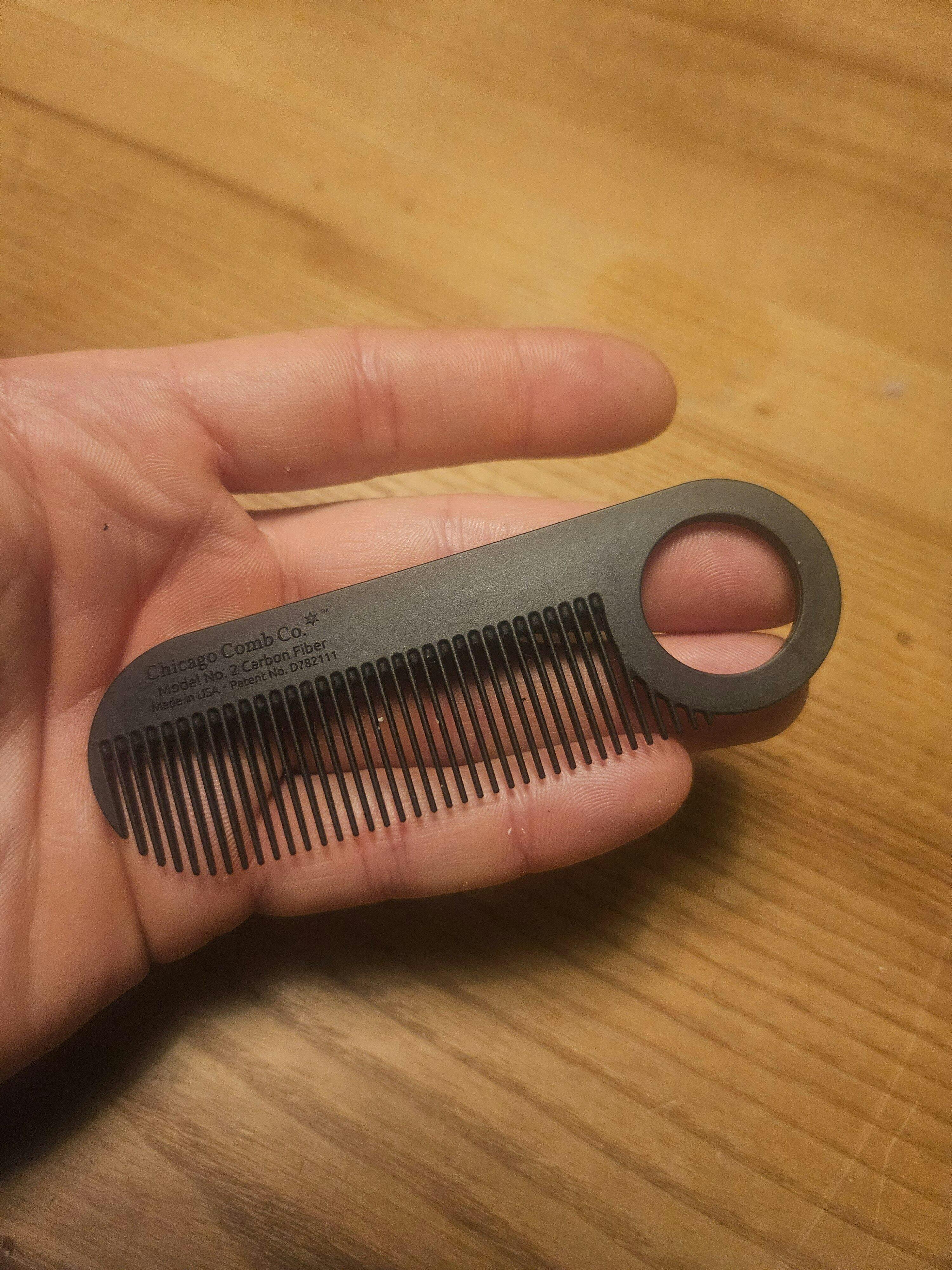 Chicago Comb Co. Model No. 2 Carbon Fiber Comb – Mukama