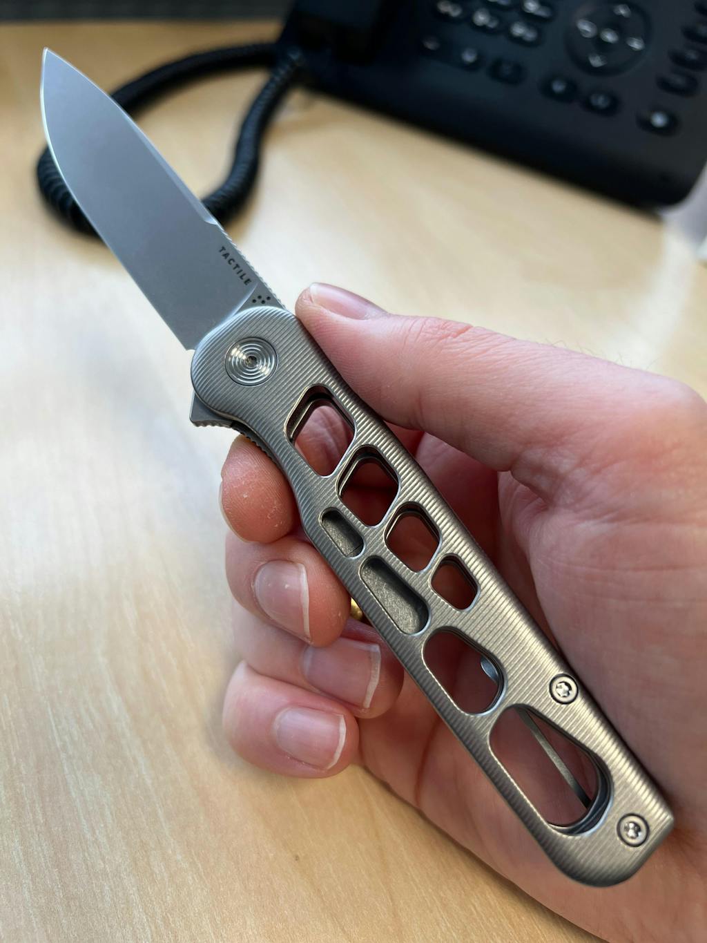 Rockwall Flipper Skeletonized Knife