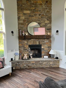 Porch American Flag Sign New Design