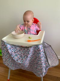 High Chair Food Catcher - Feather
