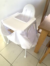 High Chair Food Catcher - White