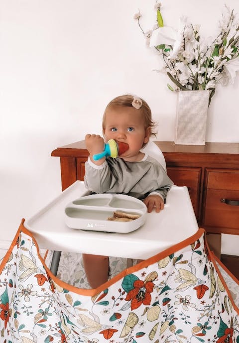 Baby & Toddler Long Sleeve Waterproof Smock Bib - Grey