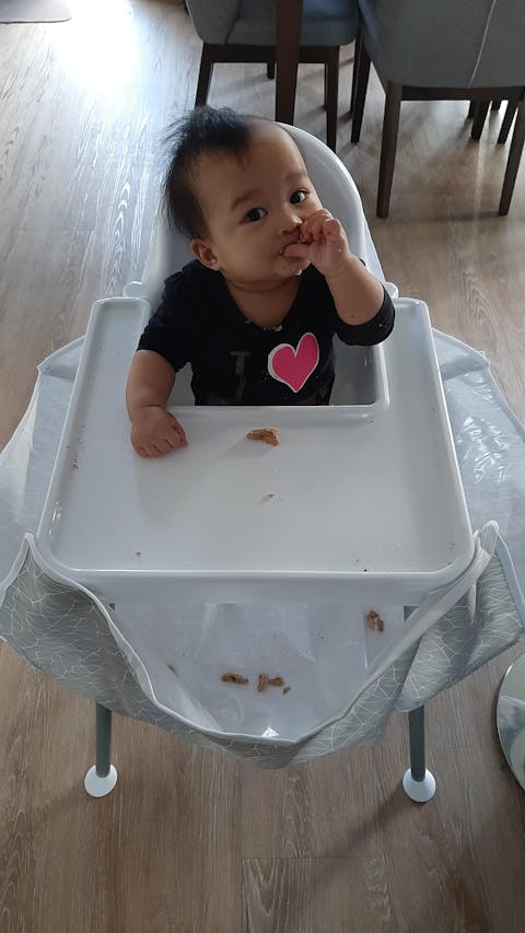 High Chair Food Catcher - Pebble Grey