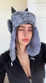 Horned Ushanka Satin Lined