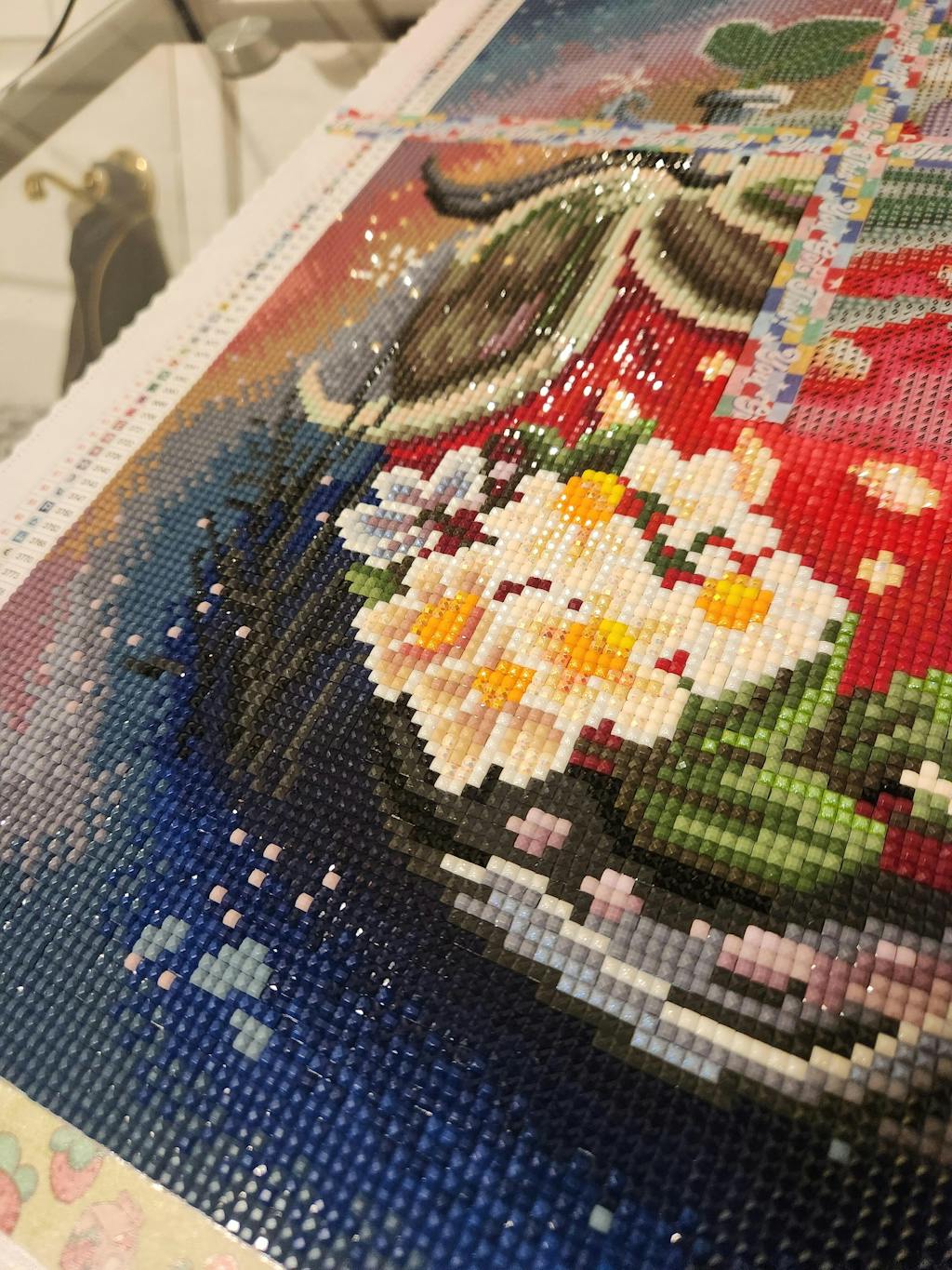 'Berry Sweet Home' by Karii Creates, Diamond Painting Canvas Kit (087)