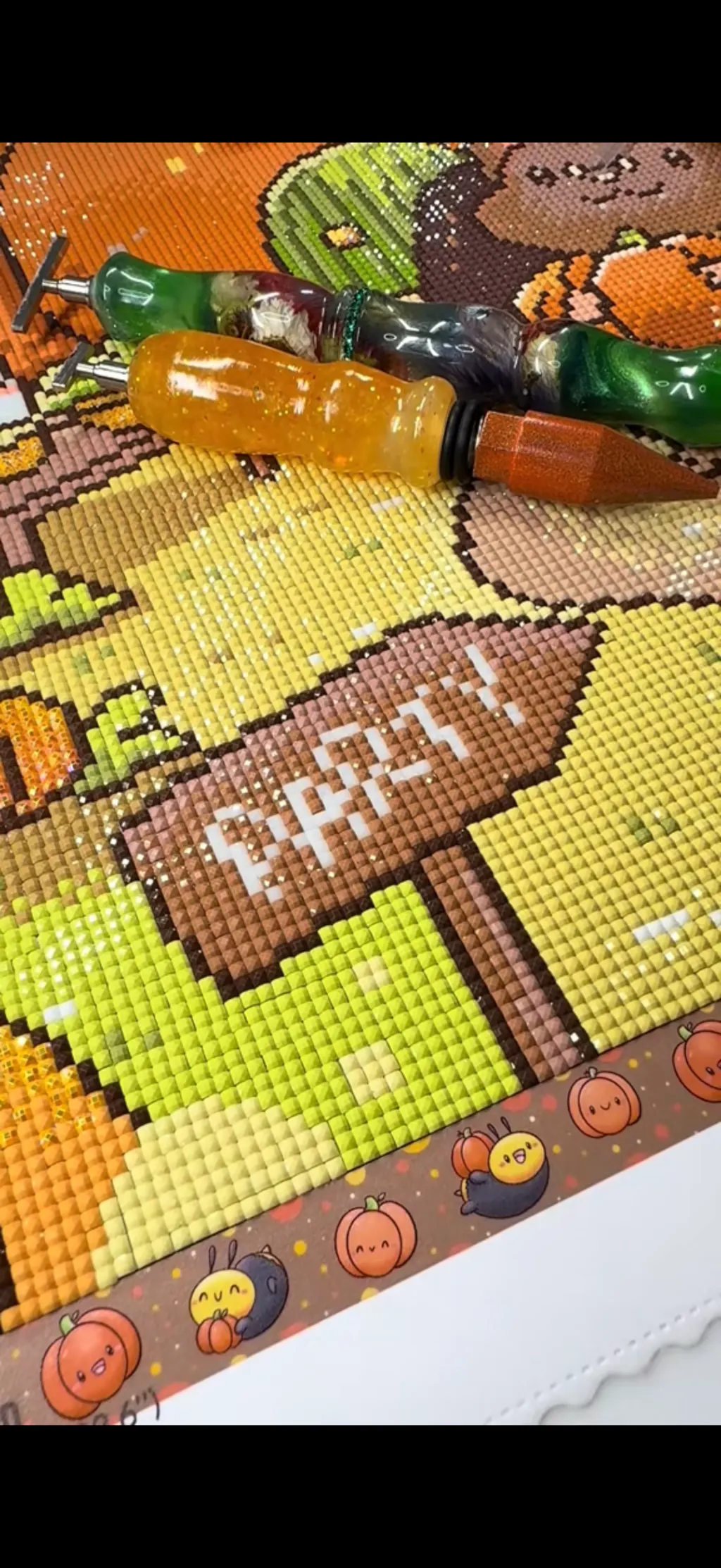 'Batty Party' by CuteButWeird, Diamond Painting Canvas Kit (064)