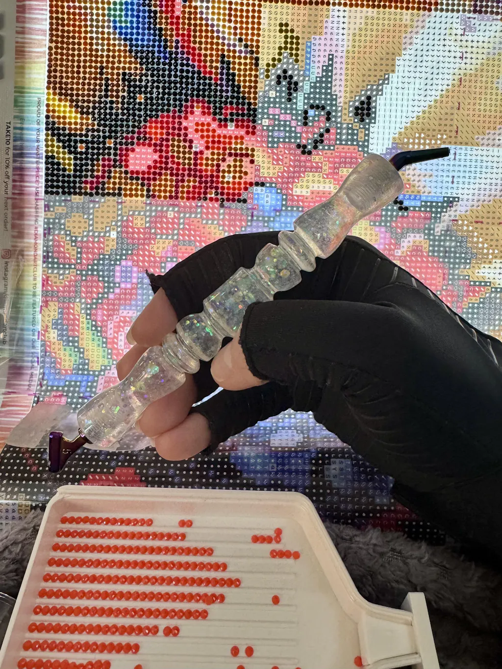 Shaped Chunky Glitter Screw In Tip Diamond Painting Pens