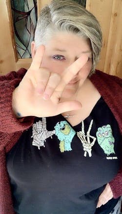 Monster Love Sign Language T-shirt