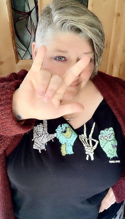 Monster Love Sign Language T-shirt