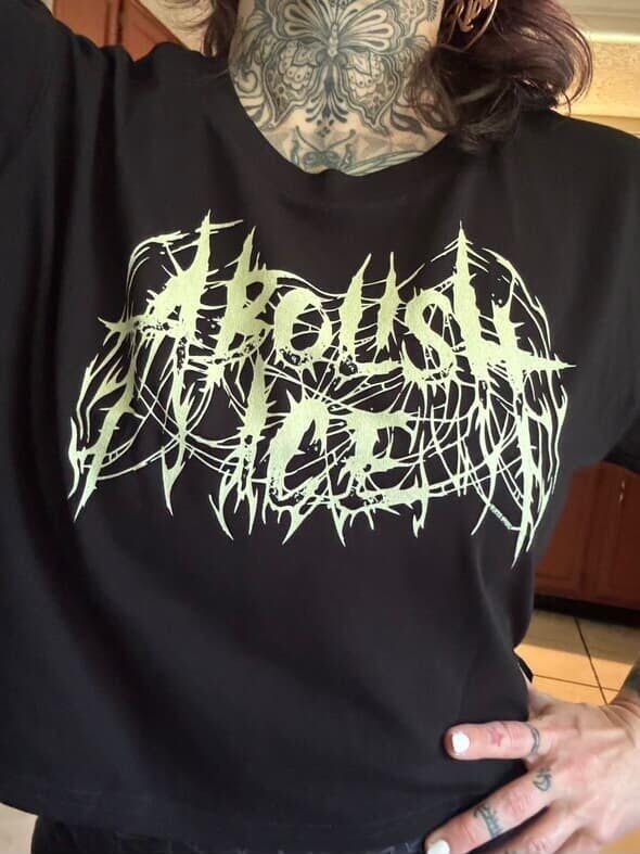 Radicalized By Basic Decency Crop Top – Murder Apparel
