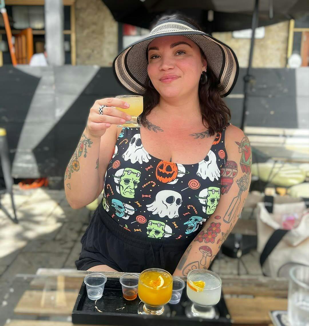 Spider Boobs One-Piece Swimsuit – Murder Apparel